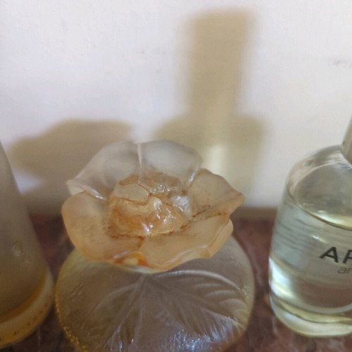 Perfumes pack of 4 bottles, three vintage with minimal scent