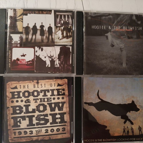 Hootie & The Blowfish 4 CD albums like new, including Cracked rear view