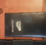 Large black travel wallets, set of 3