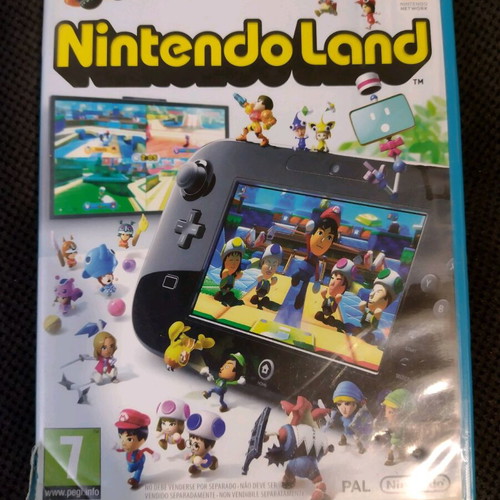 Nintendo Land game for Wii U console like new, original packaging