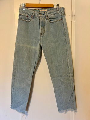 Τζιν Levi's Wedgie Straight γαλάζιο, σαν καινούργιο, νούμερο 28