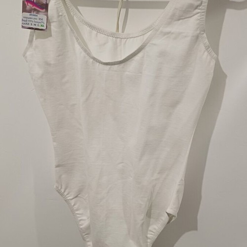 White dance bodysuit new, size XL