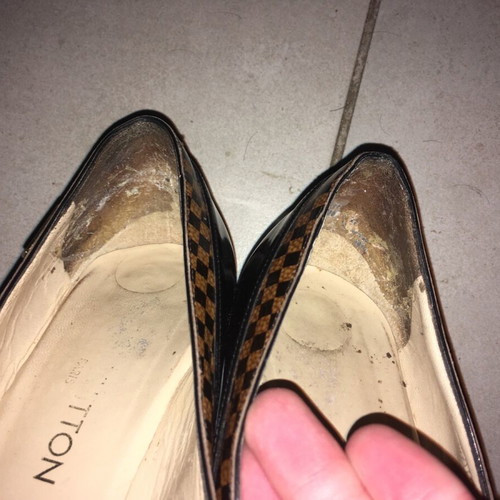 Louis Vuitton heels used, size 39, black and brown