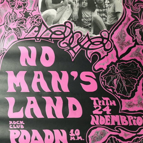 Αφίσα No Man's Land Live Ρόδον κλαμπ μεταχειρισμένη