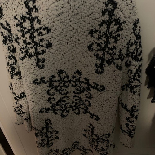 Gina Trikot cardigan black and white like new small