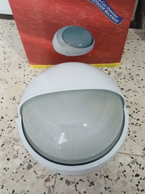 Outdoor aluminum wall light white new