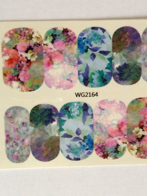 Αυτοκόλλητα Νυχιών Νερού Σετ 4 τεμ. Full Nail WG2164 WG2158 WG2156 WG2169 καινούργιο