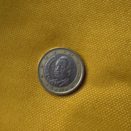 Lot of 1€, 2€ and cent coins for collectors