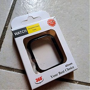 Θήκη apple watch μαύρο 45mm για αλλαγή χρώματος