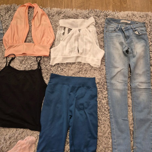 Zara blouses like new, 14 pieces, 10 unworn, sizes xs-s
