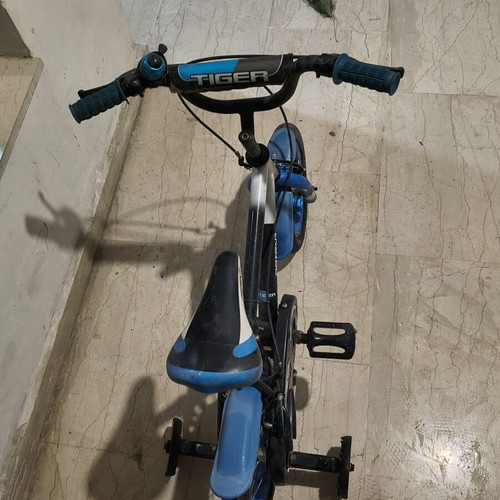 Tiger 12" Kids Bicycle used, blue Orient city bike with V-Brakes