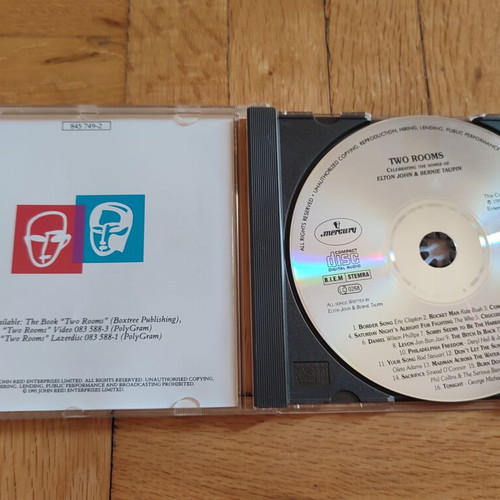 Two Rooms CD celebrating songs of Elton John & Bernie Taupin