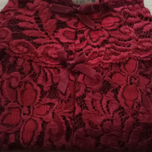 Women's Brazil lace slip new, size L, red with gift