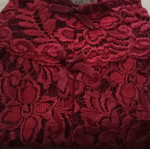 Women's Brazil lace slip new, size L, red with gift