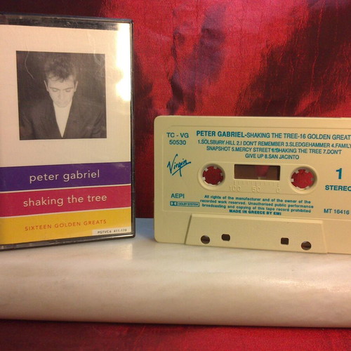 Peter Gabriel Shaking The Tree cassette used, rock