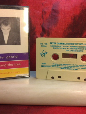 Peter Gabriel Shaking The Tree cassette used, rock