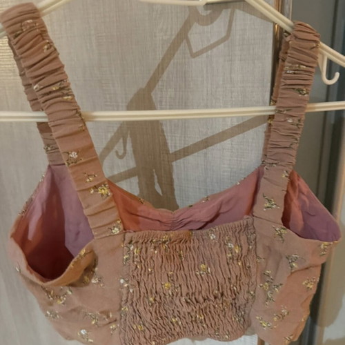 Crop top Pull & Bear size S like new, pink