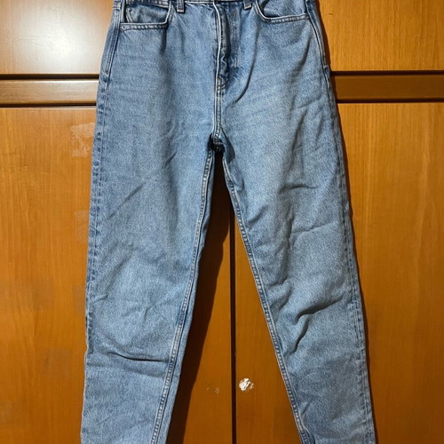 Zara jeans size S like new, 100% cotton, blue