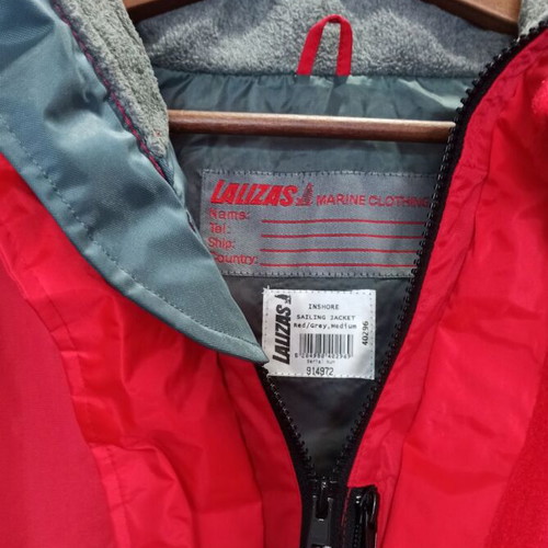Lalizas Sailing Jacket men's medium waterproof new