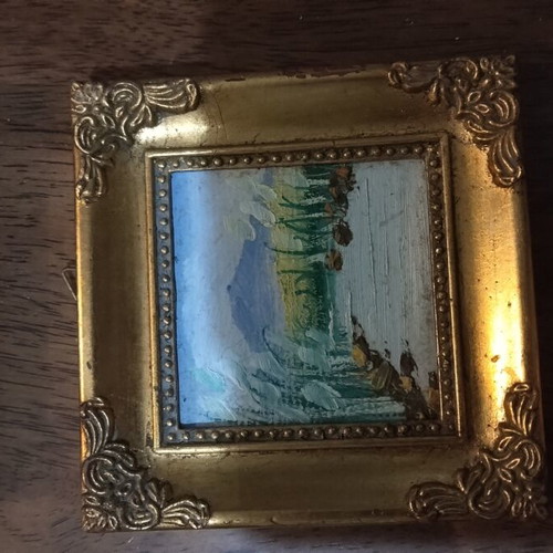 Oil painting set like new, pack of 5