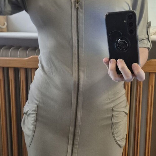 Short-sleeve dress like new, size S