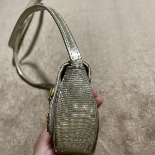 Monsoon Angels kids crossbody bag like new with gold glitter