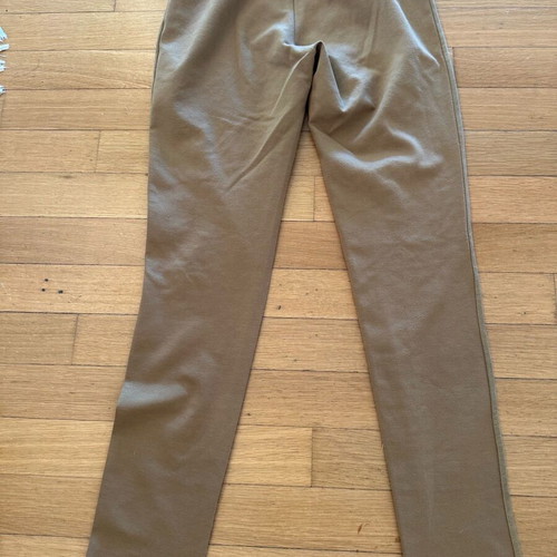 Zara beige leggings with tan suede size 38 used