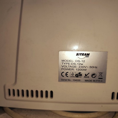 Delonghi electric oil radiator with thermostat and 2 switches
