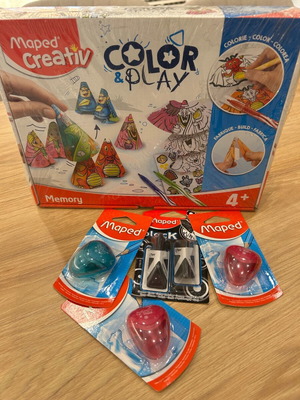 Σετ χειροτεχνίας Maped Creativ Color&Play Μνήμης με ξύστρες και γόμες