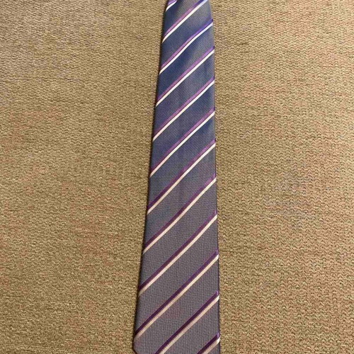Marks & Spencer tie like new, gray and purple