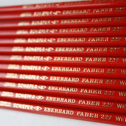 Efa Eberhard Faber 12 Gray Pencils 227 Weich 1980s New
