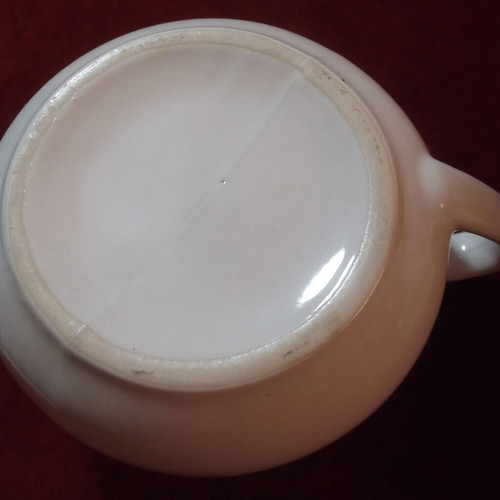 Knorr porcelain soup bowl with handle like new, recipe in Greek