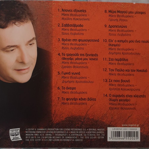 Manolis Mitsias Feggari Maya Mou 'Kanes CD used, laiko