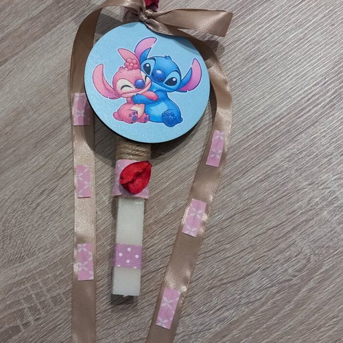 Children's Easter candle Stitch & Angel new, romantic style