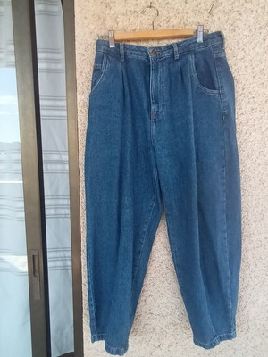 Zara women's baggy jeans like new, blue, size XL