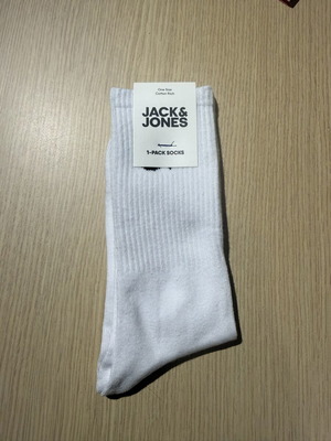 Jack & Jones άσπρες ανδρικές κάλτσες