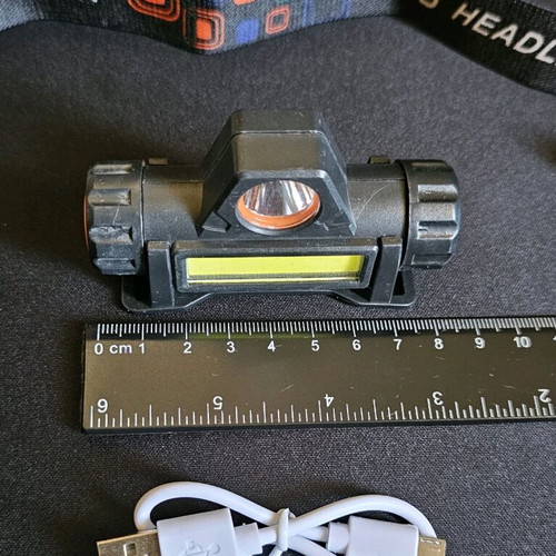 Rechargeable Headlamp with 1200mAh Battery and Side Magnet new