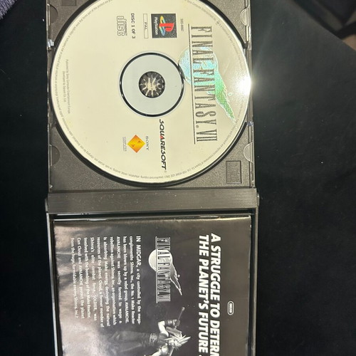 Final Fantasy VII PS1 Black Label PAL complete CIB