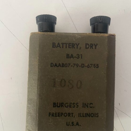 Battery BA 31 dry USGI used, Vietnam War