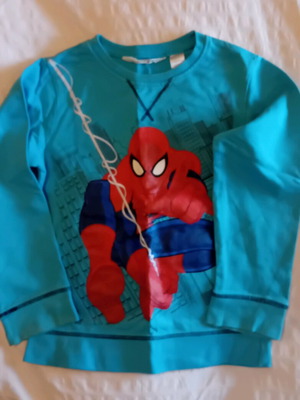 H&M Kids' Sweatshirt with Spiderman 4-6 Years Like New