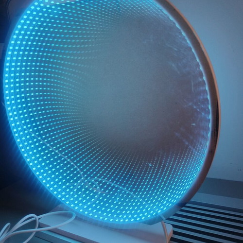 Infinity mirror used with small scratches