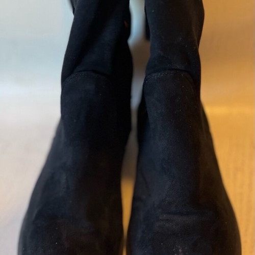 XTI Kids children's black boots used, size 38