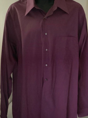 Van Heusen shirt XL used, red men's dress shirt