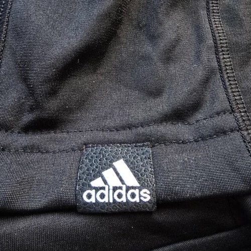 Adidas Performance Colorblock Zip Up Hoodie, royal blue black, large