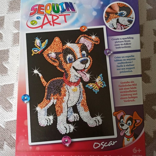 Sequin Art creative set dog unused