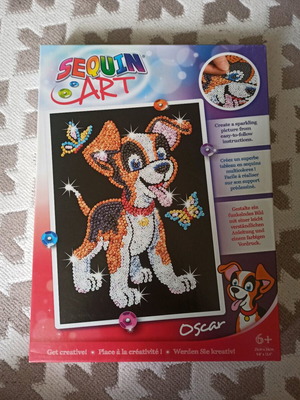 Sequin Art creative set dog unused