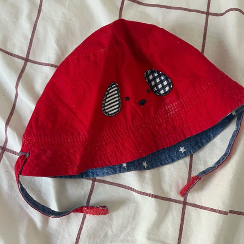 Mayoral Baby Hat Reversible Up To 6 Months Like New