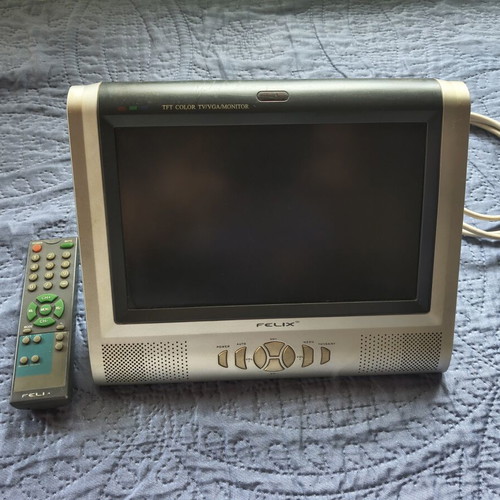 Felix FXV-525 Portable TV 9.2" TFT LCD like new
