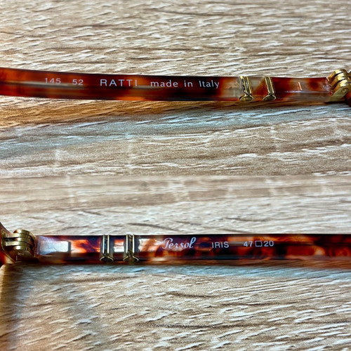 Persol Ratti Iris Vintage NOS brown new old stock