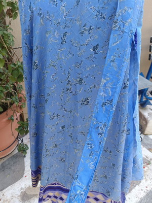 Φούστα διπλής όψεως art silk 100% one size καινούργια